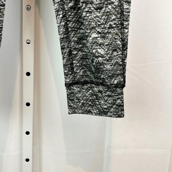 FREE PEOPLE Size S Harlow Harem Jogger Pants Marled Chevron Gray - Picture 8 of 10